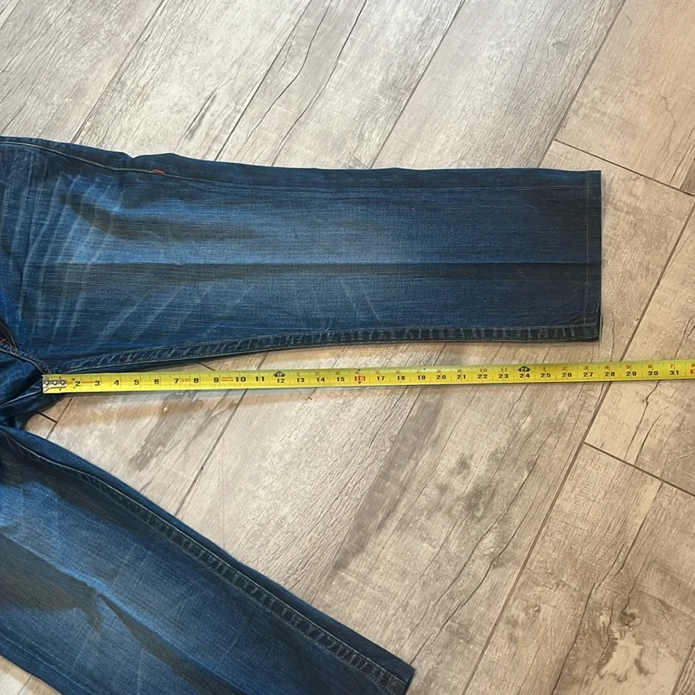 TRUE RELIGION Ricky Flap Relaxed Straight Fit‎ Jeans Size 38